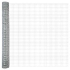 Geschweißter Drahtzaun Silber