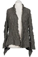 Absolut by Zebra Strickjacke Damen Cardigan Jacke Gr. M Baumwolle Grau #ttyk3f5