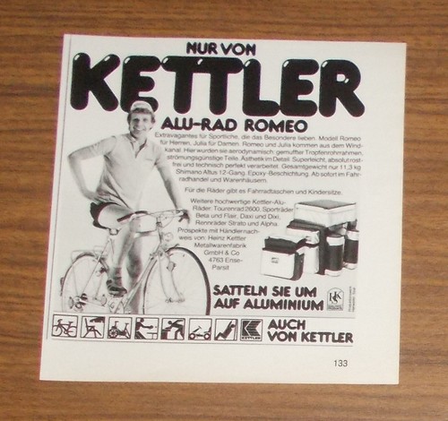 Seltene werbung kettler - seltene,