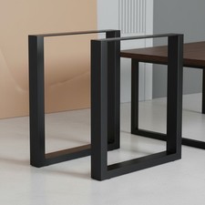 2er Set Tischgestell Schwarz