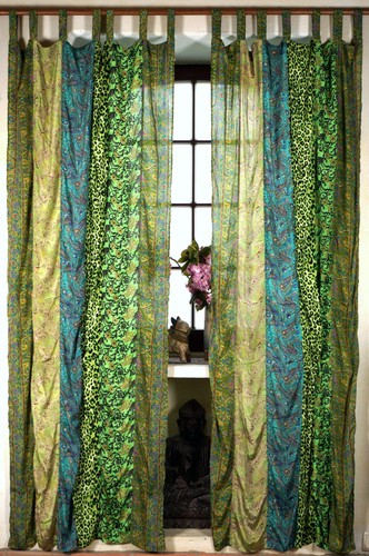 Boho patchwork vorhänge - boho,