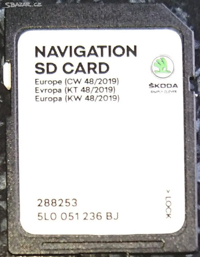 Skoda 32gb navigation karte - skoda,