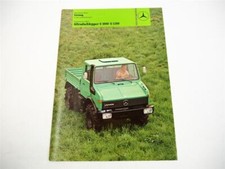 Mercedes Benz U 1000 1200 Unimog Allradschlepper in Landwirtschaft Prospekt 1984