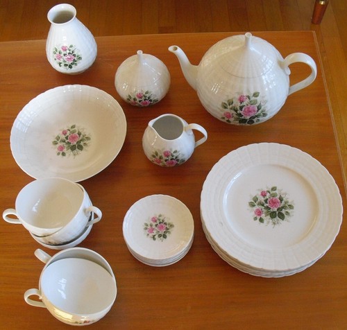 Teeservice rosenmotiv - teeservice,