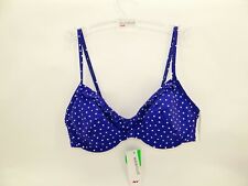 Watercult 7730 Damen Island Kitsch Bügel Bikini Oberteil Soft Gr. 38 Cup D Blau