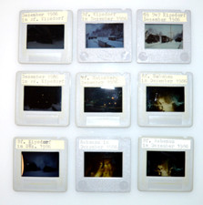 9x Dia alte Dampflok 99 747 Schmalspur Weißeritz 1986 Eisenbahn Kleinbild 8703