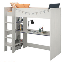 Kinderhochbett mit Schreibtisch