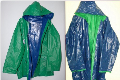 100 pvc wendejacke regen - wendejacke,