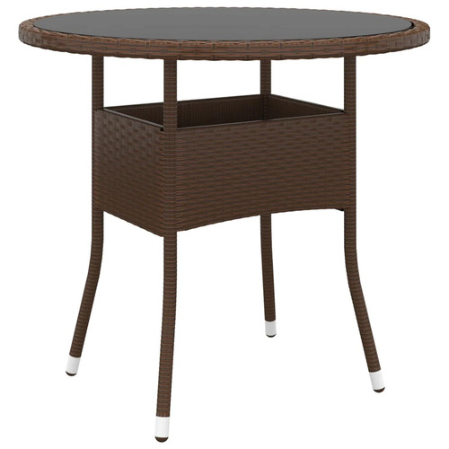 Vidaxl gartentisch ø80x75 - gartentisch, cm