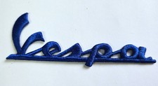 VESPA LOGO SCHRIFT PATCH BLAU (MBP 186)