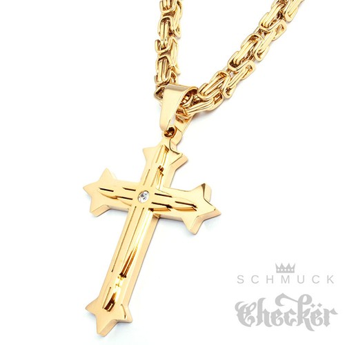 Kreuz anhänger königskette - kreuz-anhänger,