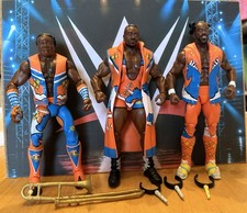 WWE Elite Mattel The New Day Wrestling Figuren Kofi Kingston Big E Xavier Woods