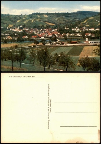 Ansichtskarte criesbach - criesbach, am