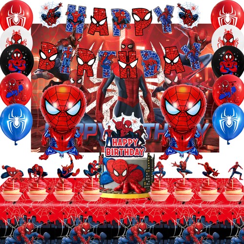 Spider man party set - man,