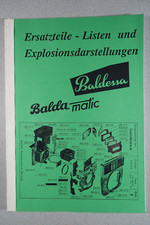 Balda Baldamatic, Ersatzteile-Listen und Explosionsfotos, DinA 4, ca.1958, 47 S.