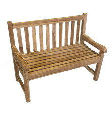 Teakholz Kinderbank SIGLI / robust / kein Bausatz / Massivholz