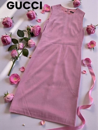Gucci kleid rosa ärmellos - gucci,