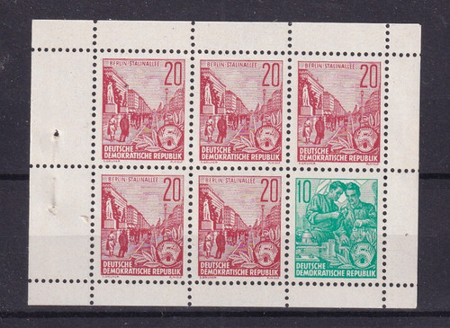 Ddr mnh blatt 9 - ddr, **
