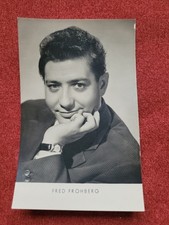 FRED FROHBERG Autogrammkarte original 1959 DDR Amiga Schlager