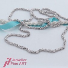 wunderschöne Königskette gekordelt - ohne Verschluss - 14K/585 Weißgold ca. 91cm