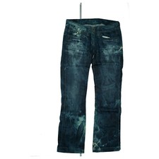 PEPE JEANS Banji Straight stretch Hose used Look destroyed W32 L32 acid Blau NEU