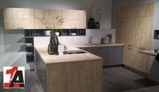 PLAN Einbauküche KOCHINSEL KÜCHE Musterküche anthrazit Wildahorn