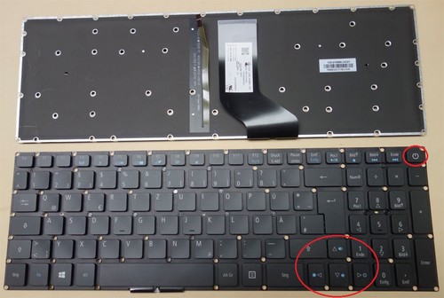 Tastatur acer aspire - tastatur,