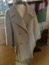 Madeleine Damen Mantel Gr.46  Hellgrau  wie  neu