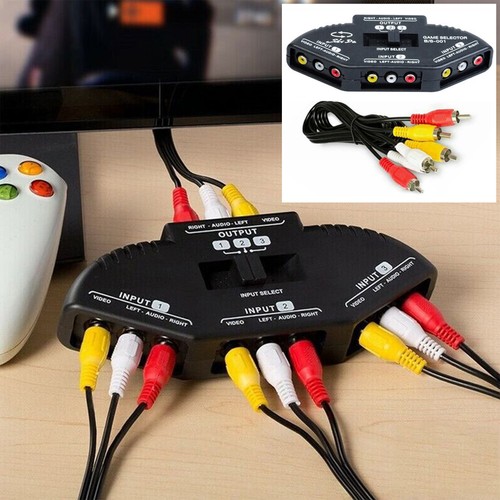 Fosmon port composite - 3-port, rca