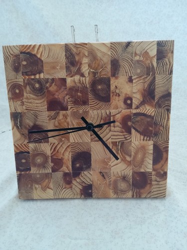 Wanduhr funkuhr kieferholz - wanduhr,
