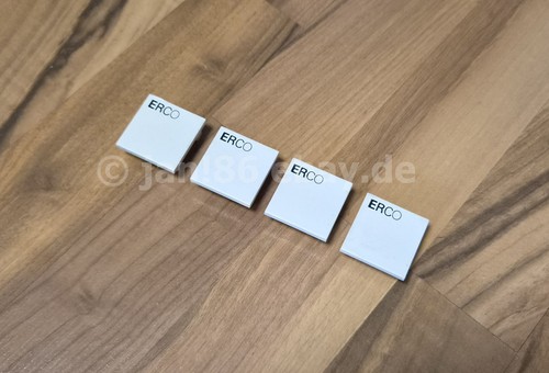 Erco 79302 endstück weiß - 4x,