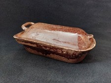 Antike Ton Kasserolle Bräter Backform Küche Deko