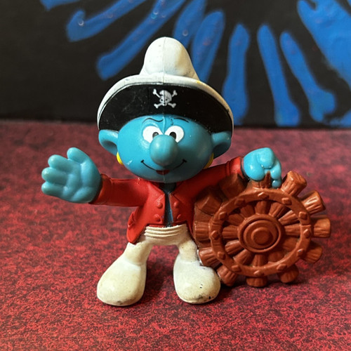 Schlumpf als piratenkapitän - schlumpf,
