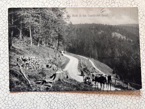 Friedrichroda blick in - ak,