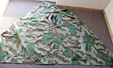 Wehrmacht 2. WK Zeltplane Zeltbahn Tarnung Reichsbetriebsnummer