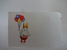 Werbung EU 2017 / Sammelkarte " Kinderino mit bunten Luftballons