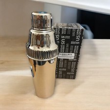 URBAN SPOON Doppelwandiger 28-Unzen-Cocktailshaker aus Edelstahl mit Silikonring