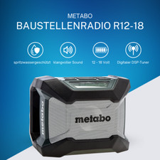 Metabo akku baustellenradio - metabo, akku-baustellenradio
