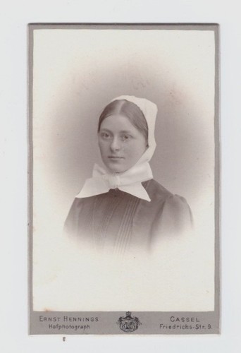 Cdv foto 1900 junge frau - junge,