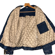 Jeans-Jacke / Winter-Jacke Denim, Herren, gefüttert / gesteppt Größe XL/56