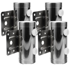  4 Pcs Tischbeine Edelstahl