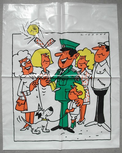 Vopo plastiktüte werbung - vopo,