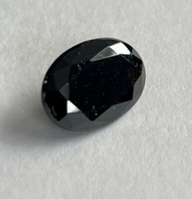 Kassiterit geschliffen 10x7,5 mm oval
