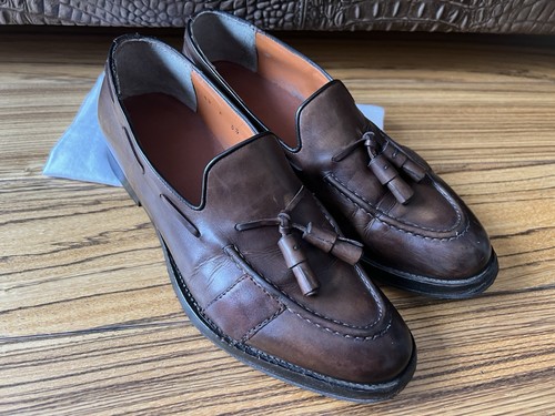 Santoni loafer hand made - loafer,