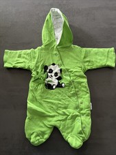 Winter Overall Baby Gr. 56 Grün Mit Panda Bär Von Baby Sweets Selten Getragen