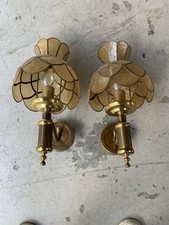 2x Vintage Honsel Wandlampe