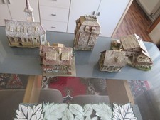 Modelleisenbahn Winter Gebäude 5 x Stück Spur TT