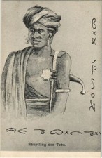 CPA AK INDONESIA Hauptling von Toba (360223)