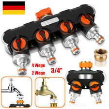 2/4 Wege Wasserhahn Schlauch Verteiler Gartenschlauch GardenaGartenschlauch 3/4"