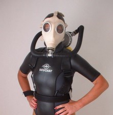 Gasmaske,Halbmaske,Dräger,Auer,Latex,Gummi,Vollgesichtsmaske,Atemmaske,Maske